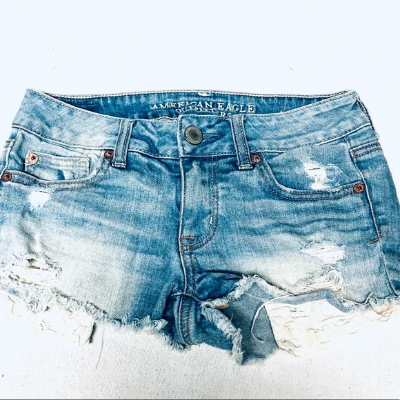 AMERICAN EAGLE OUTFITTERS SHORTS SIZE 0 - Picture 2 of 8